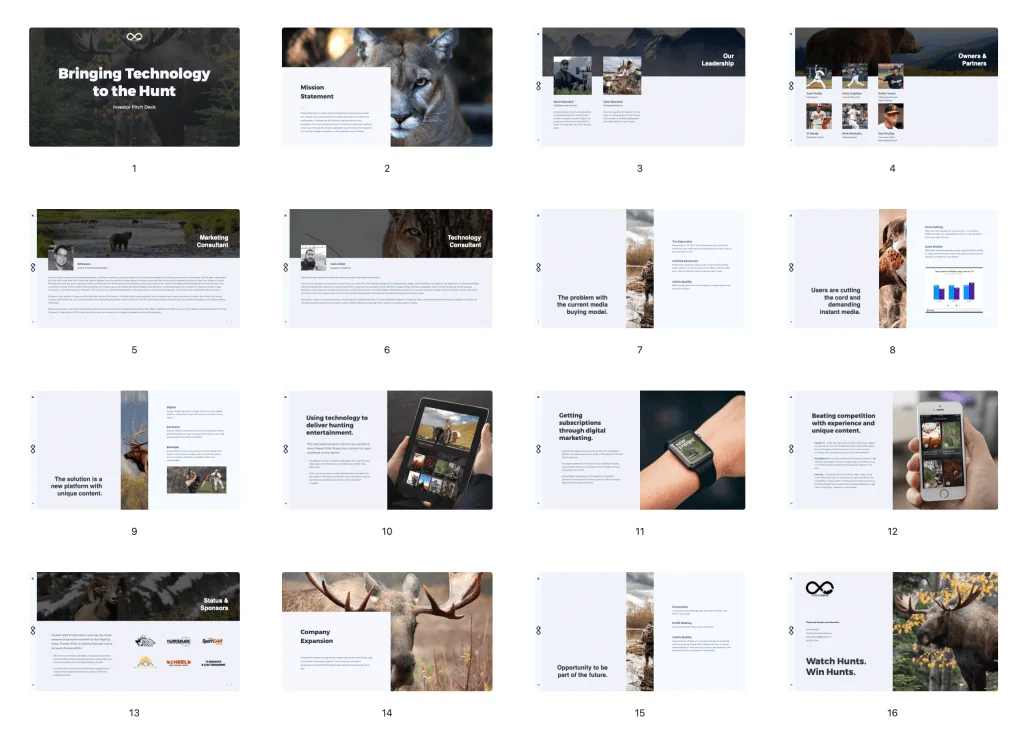 Forever Wild project interface and design work